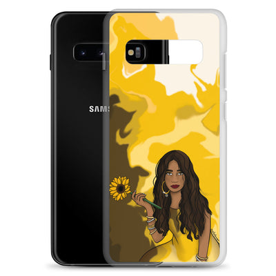 Sunflower Swirl Phone Case: Samsung