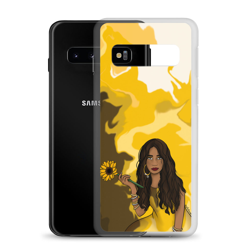 Sunflower Swirl Phone Case: Samsung