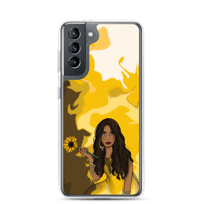 Sunflower Swirl Phone Case: Samsung