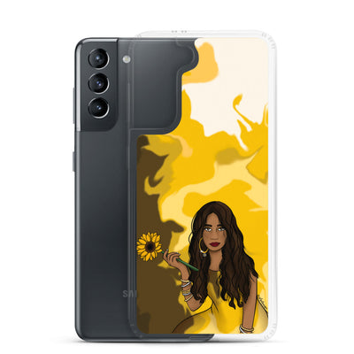 Sunflower Swirl Phone Case: Samsung