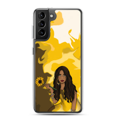 Sunflower Swirl Phone Case: Samsung
