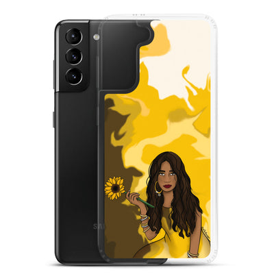Sunflower Swirl Phone Case: Samsung
