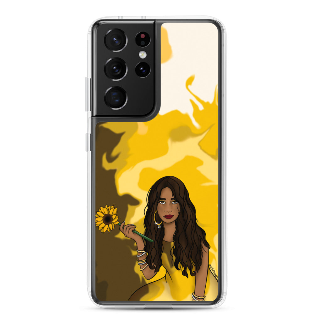 Sunflower Swirl Phone Case: Samsung