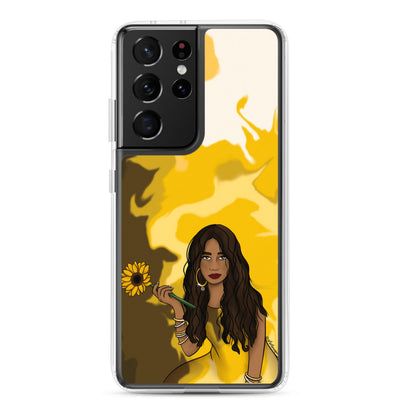Sunflower Swirl Phone Case: Samsung