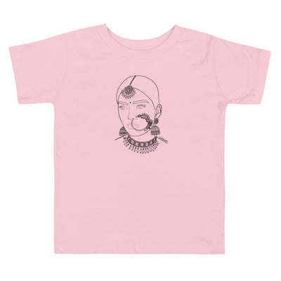 Toddler Line Drawing Desi Rani T-shirt