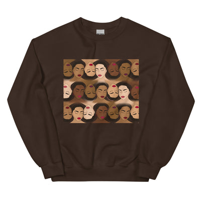 Shades of Brown Women Sweatshirt