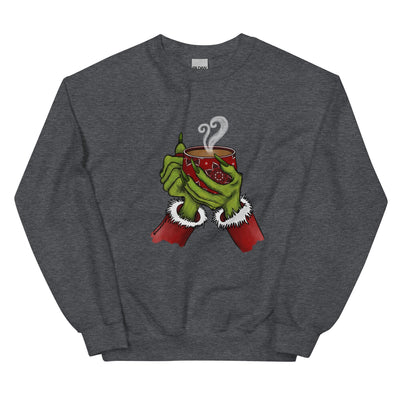 Grinch Drinking Chai Sweatshirt