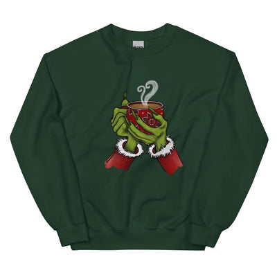 Grinch Drinking Chai Sweatshirt