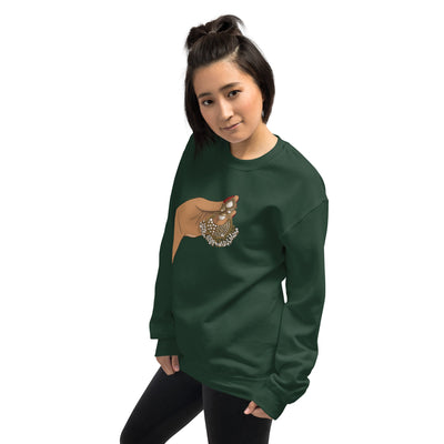 Large Desi Gold Earring Sweatshirt