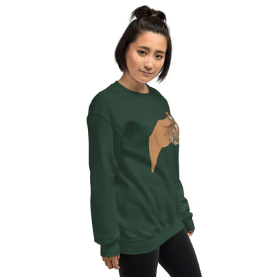 Large Desi Gold Earring Sweatshirt