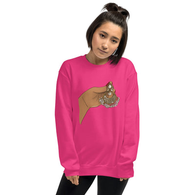 Large Desi Gold Earring Sweatshirt