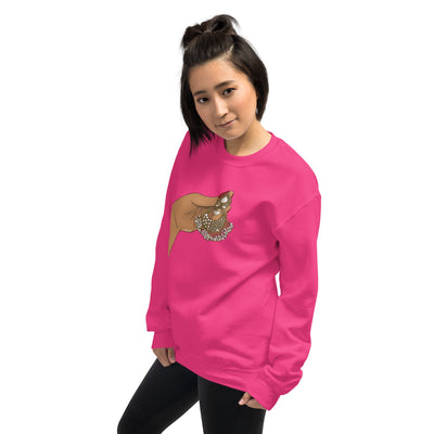 Large Desi Gold Earring Sweatshirt