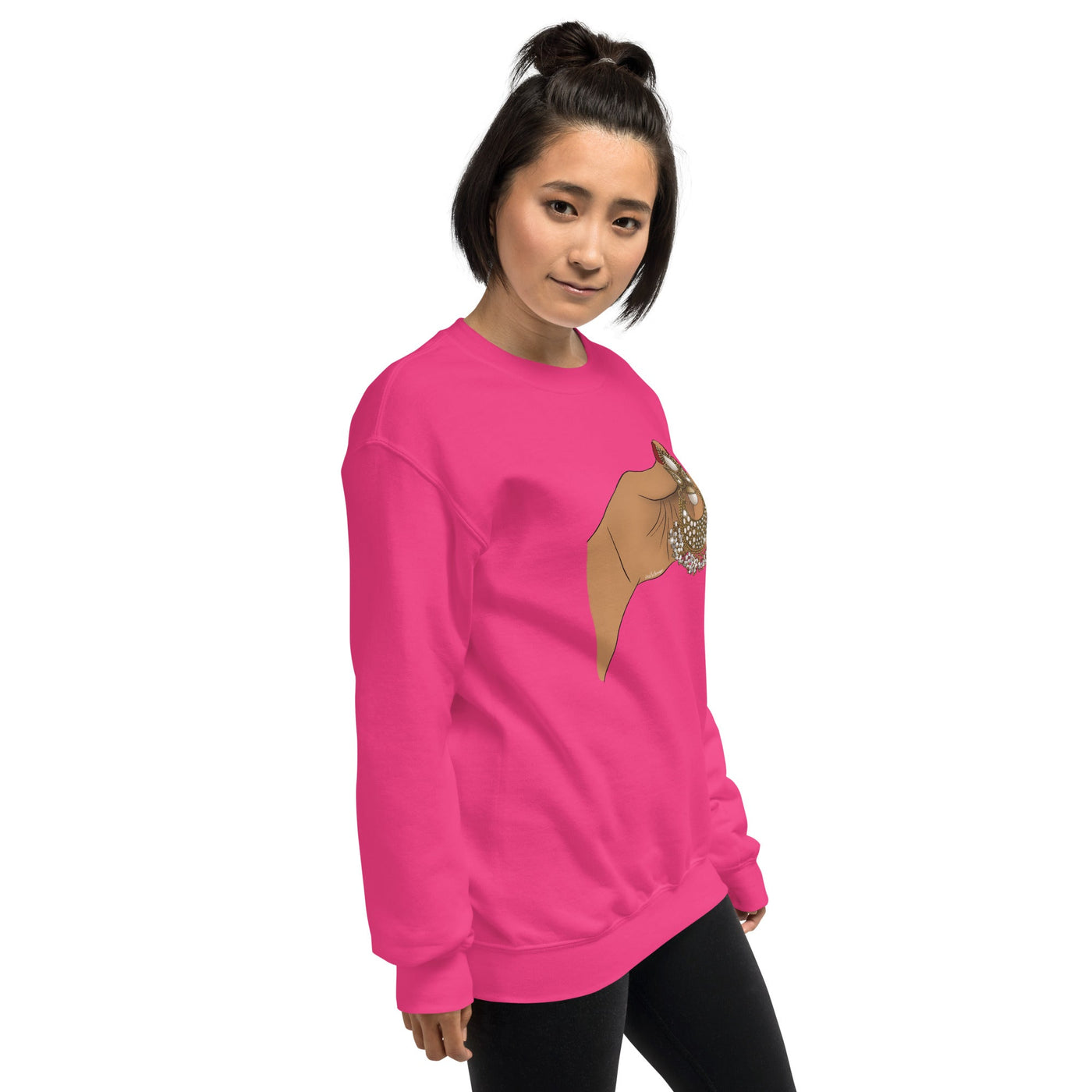 Large Desi Gold Earring Sweatshirt
