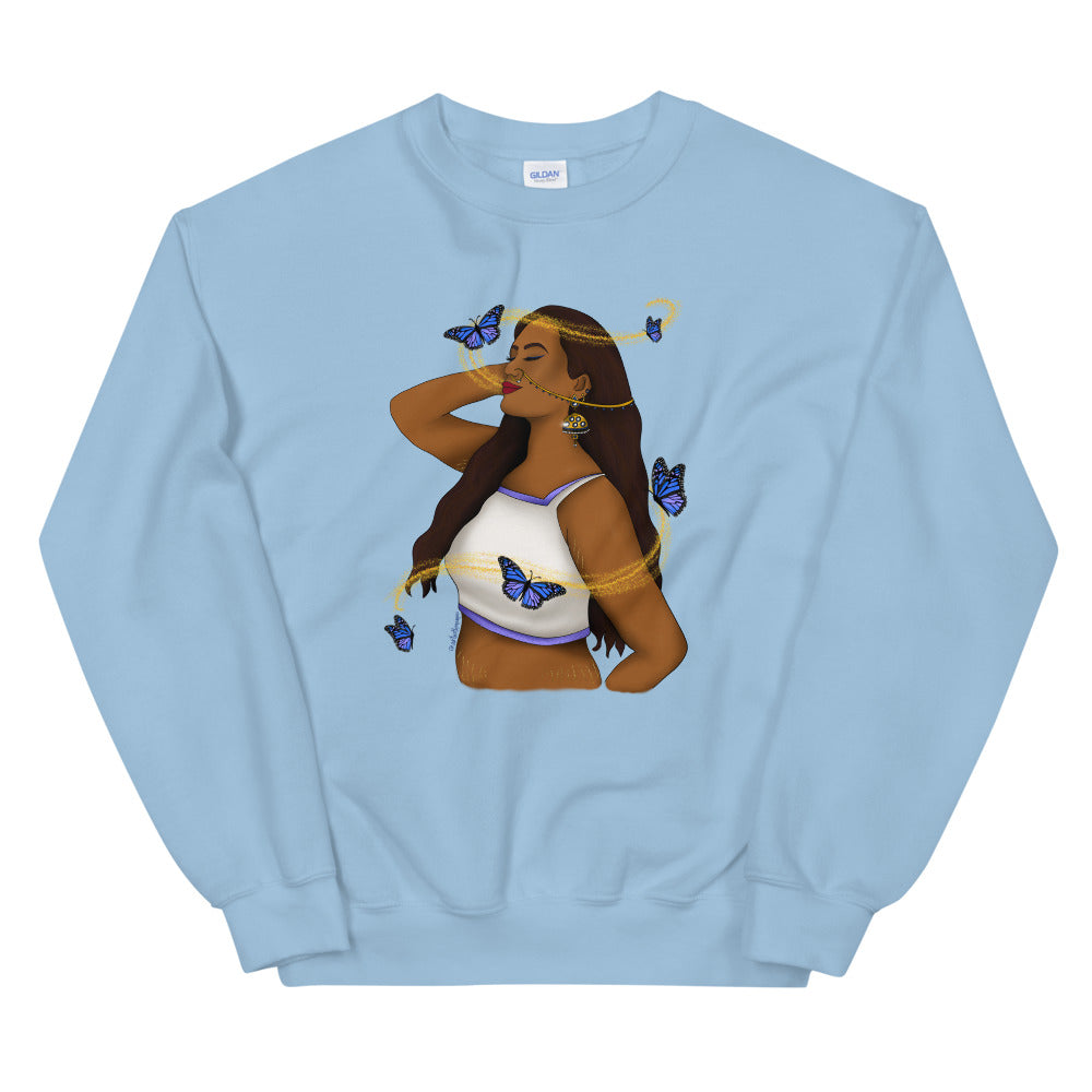Butterflies and Body Positive Sweatshirt