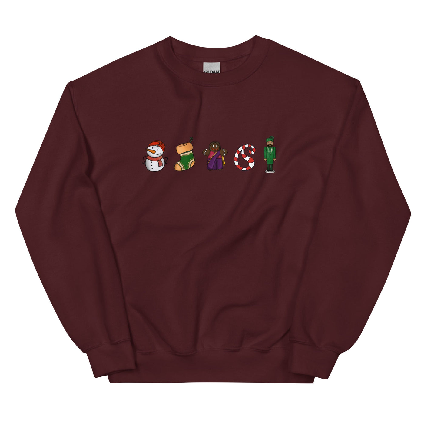 Desi Christmas Elements Sweatshirt