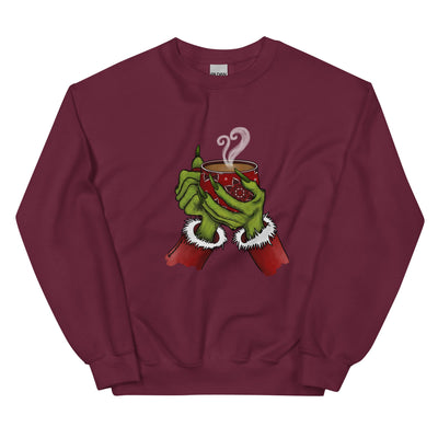 Grinch Drinking Chai Sweatshirt