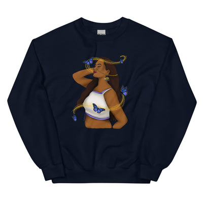 Butterflies and Body Positive Sweatshirt