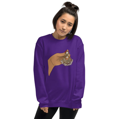 Large Desi Gold Earring Sweatshirt