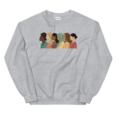 Side View Women Empowerment Sweatshirt