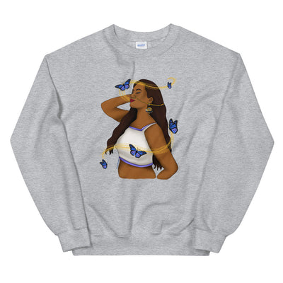 Butterflies and Body Positive Sweatshirt