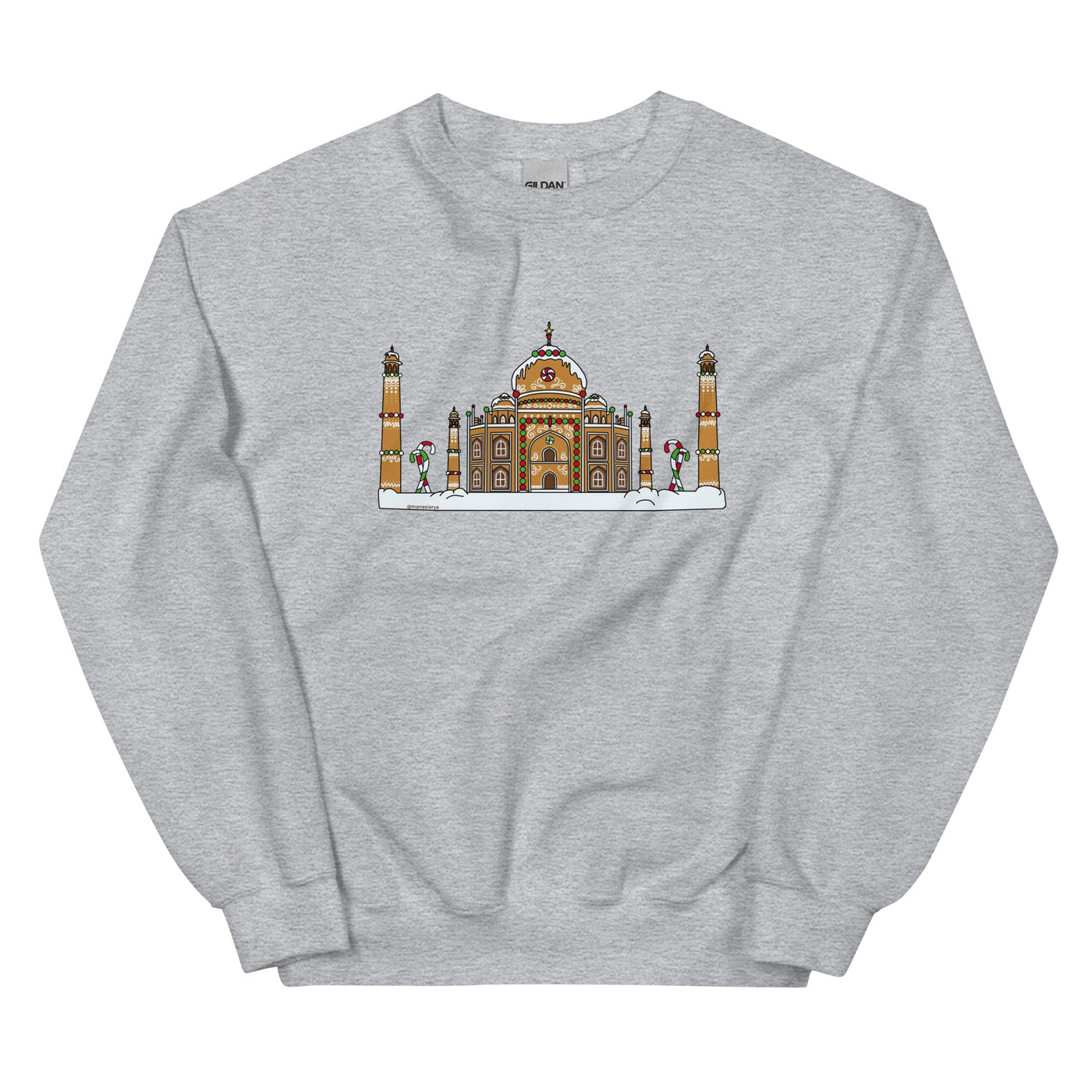 Gingerbread Taj Mahal Sweatshirt