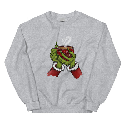 Grinch Drinking Chai Sweatshirt