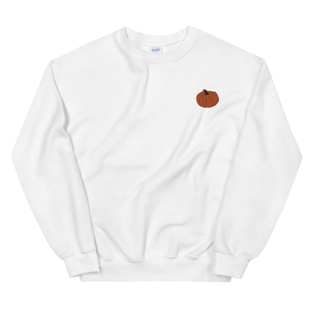 Embroidery Pumpkin Sweatshirt