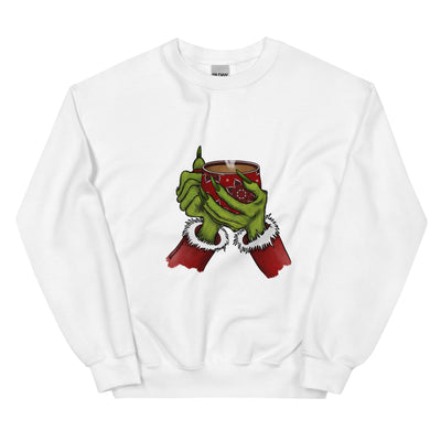 Grinch Drinking Chai Sweatshirt