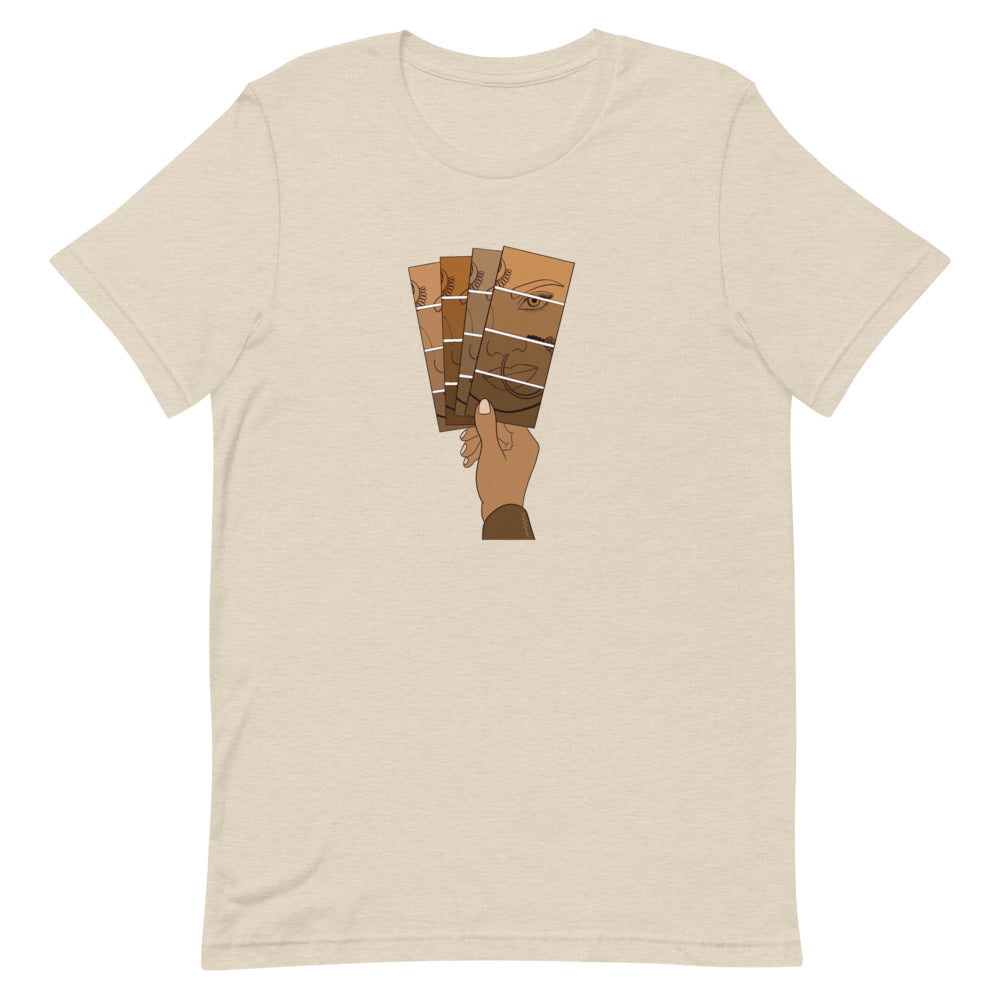 Shades of Brown Paint Chips T-shirt