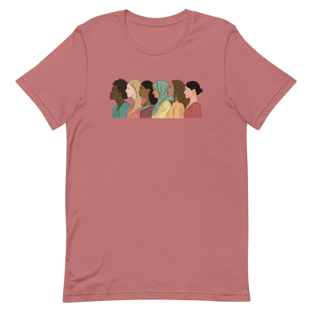 Side View Women Empowerment T-shirt