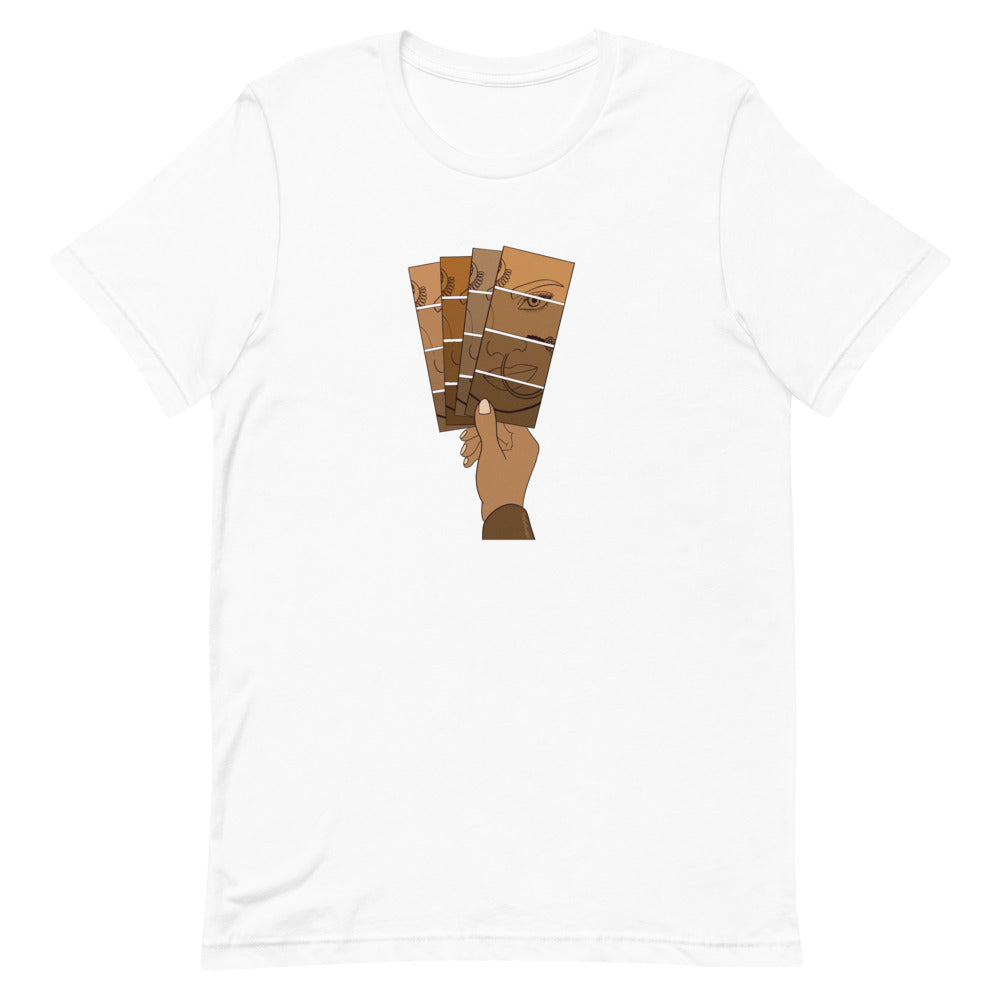 Shades of Brown Paint Chips T-shirt