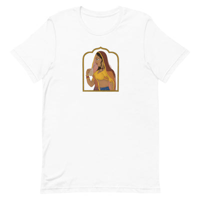 Rajasthani Rani Drinking Iced Coffee T-Shirt