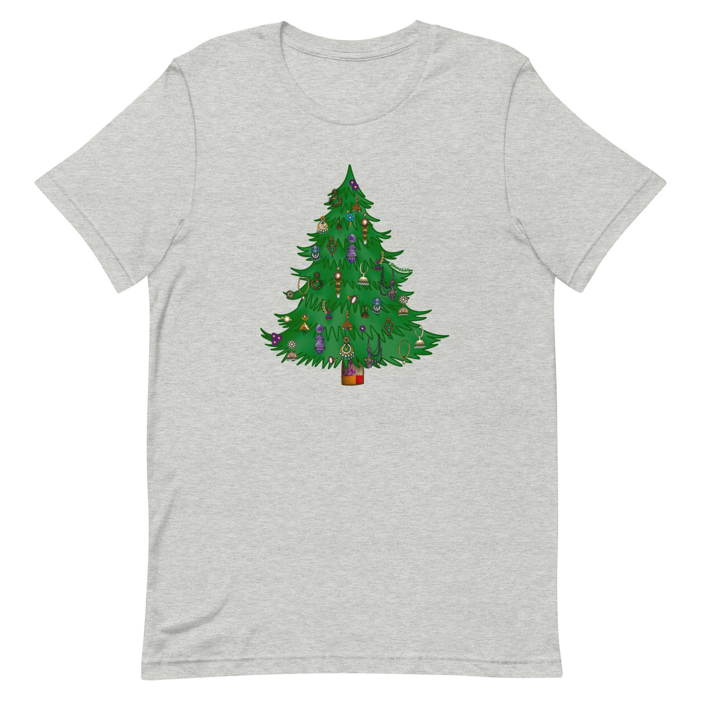 Desi Earrings Christmas Tree T-shirt