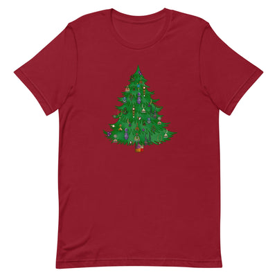 Desi Earrings Christmas Tree T-shirt