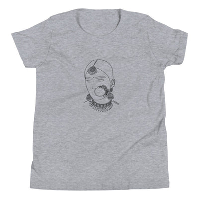 Youth Line Drawing Desi Rani T-Shirt
