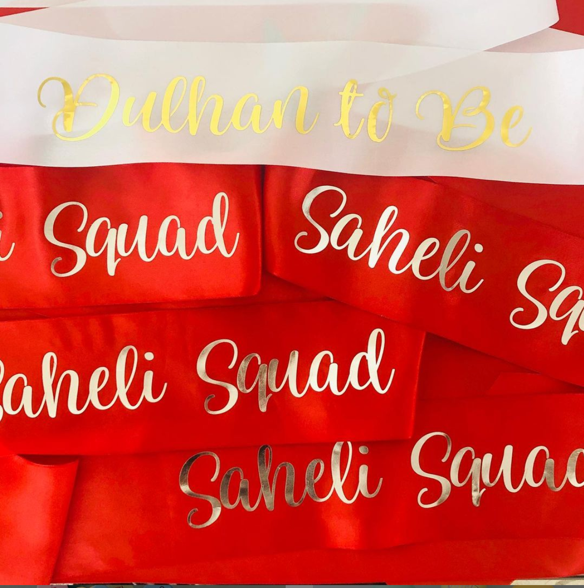 Team Dulhan Sashes