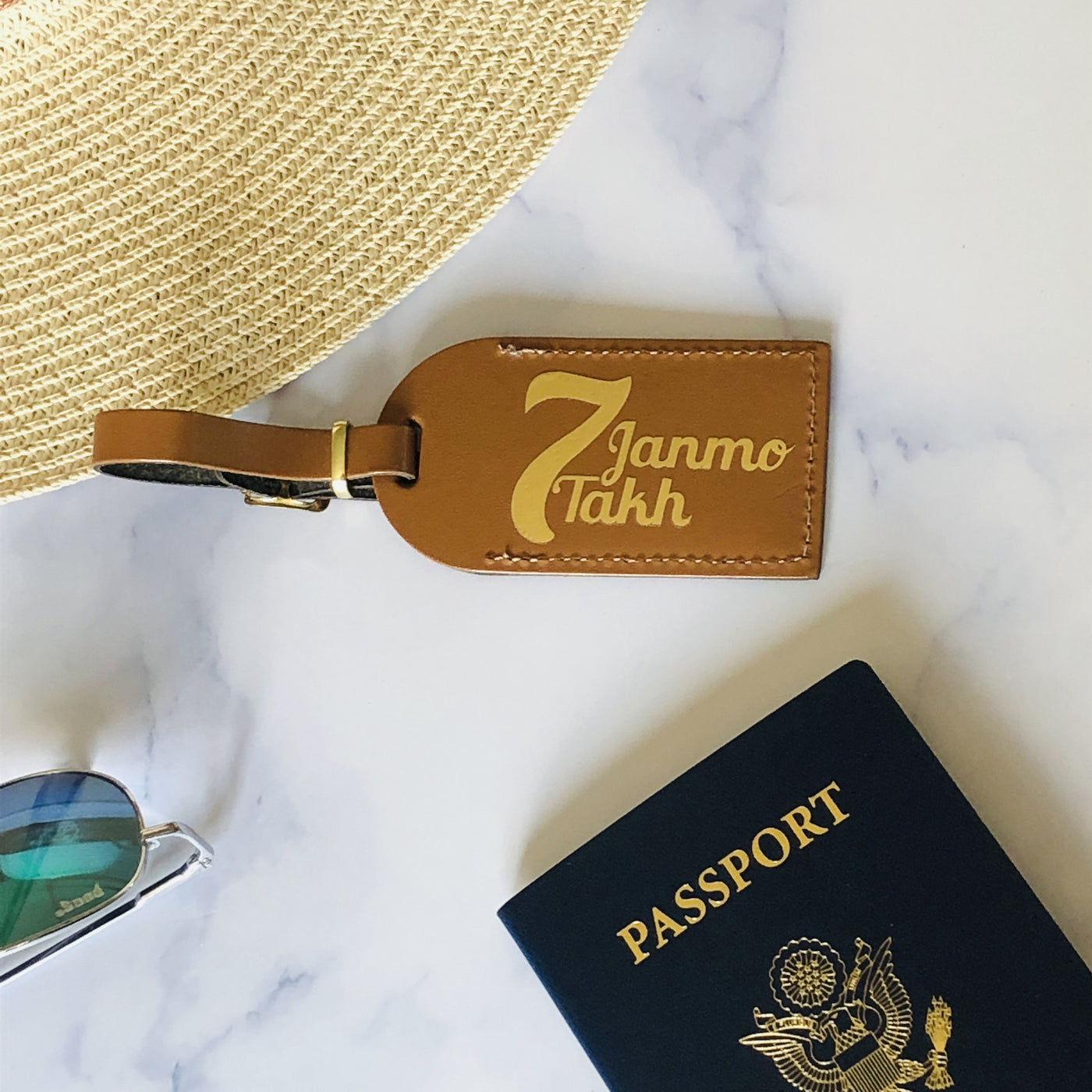 7 Janmo Takh Luggage Tag