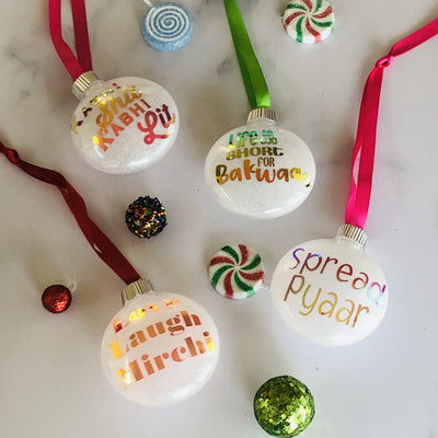 Funny Desi Christmas Ornaments