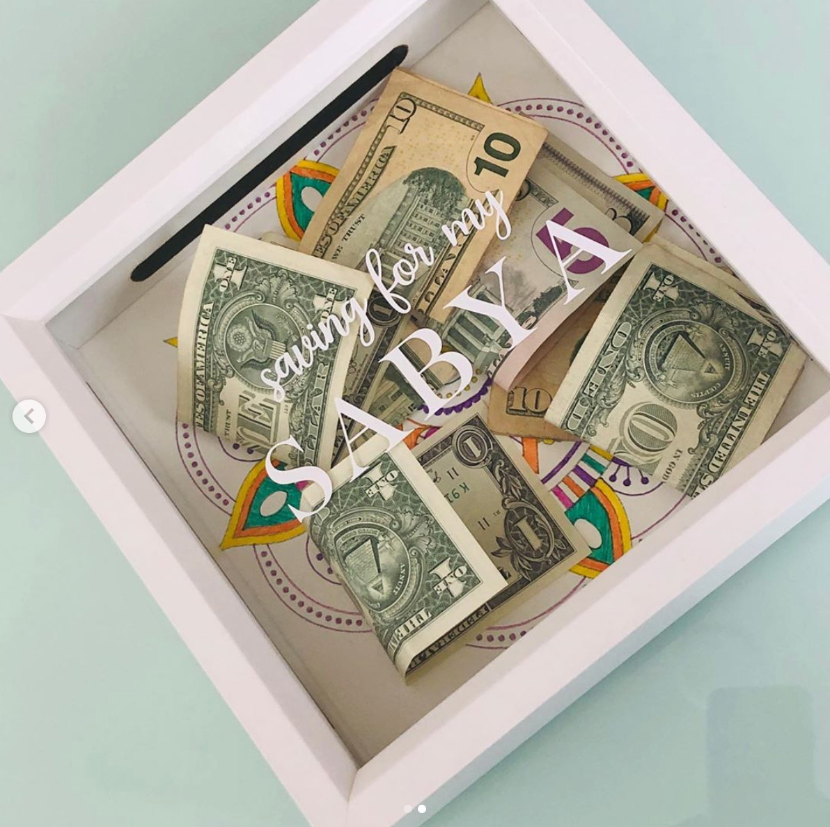 Saving for my Sabya Money Bank