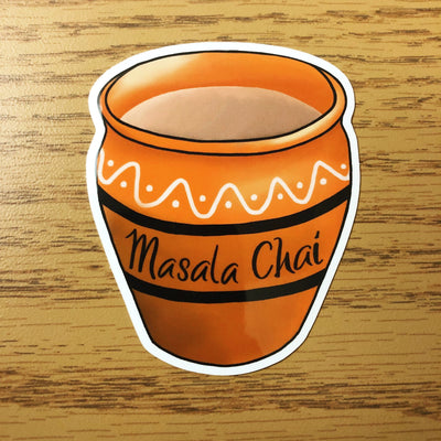 Masala Chai Cup Sticker