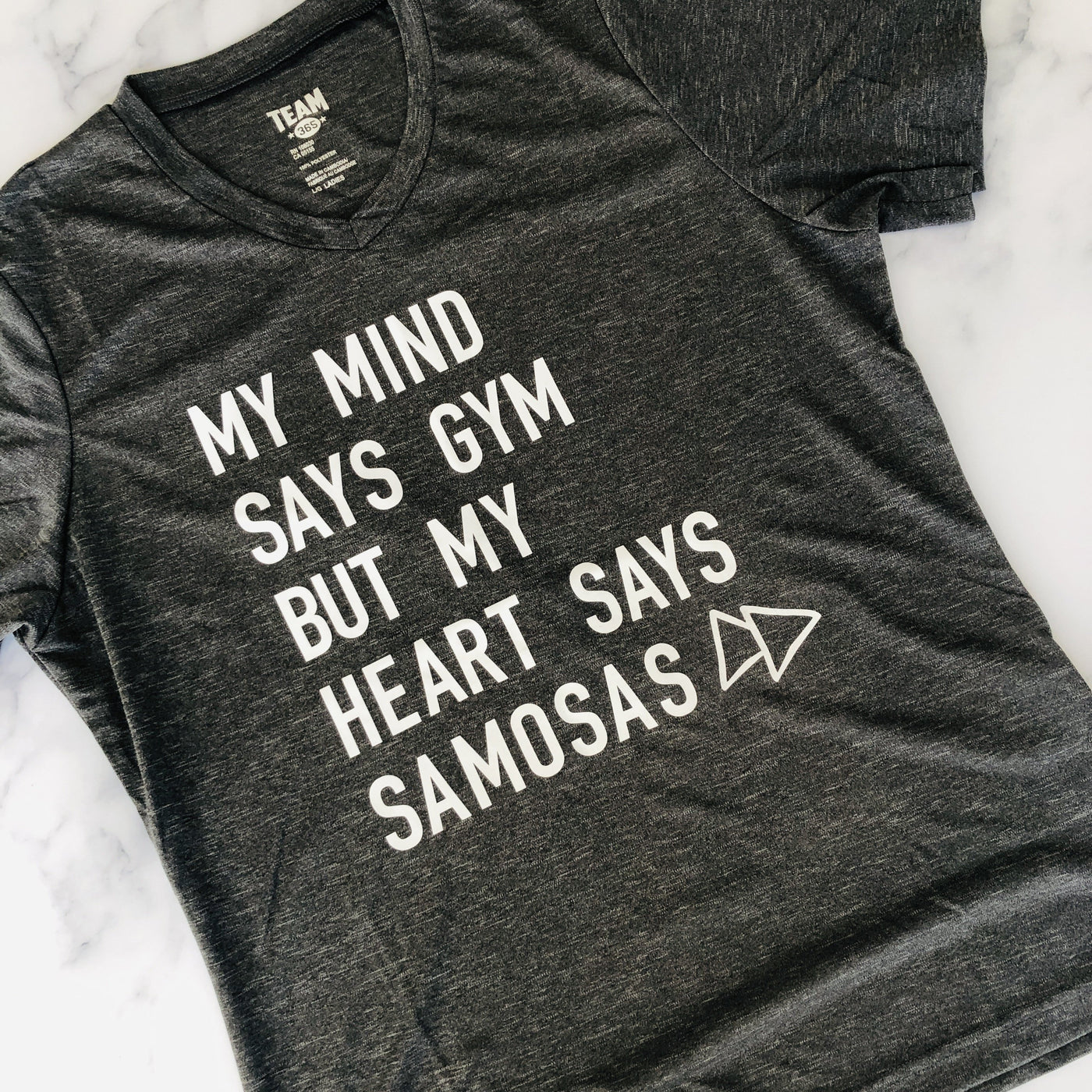 Mind Gym Heart Samosas V-Neck