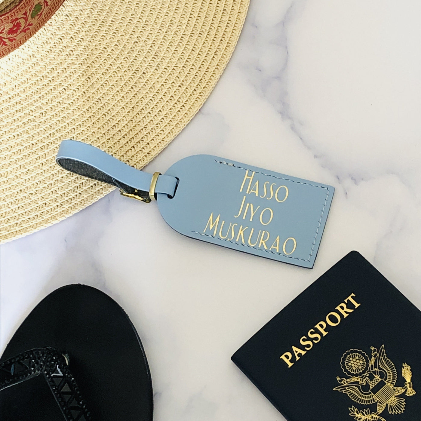 Hasso Jiyo Muskurao Luggage Tag