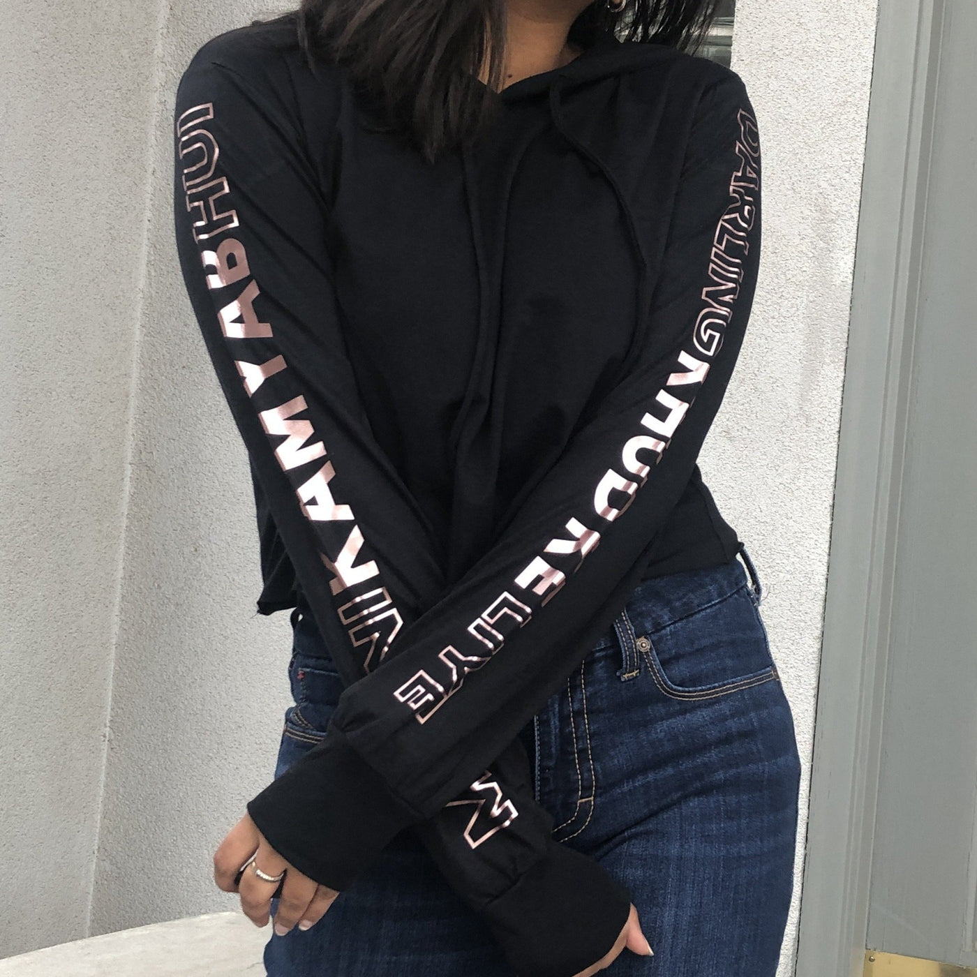 Munni Kamyab Crop Long Sleeve