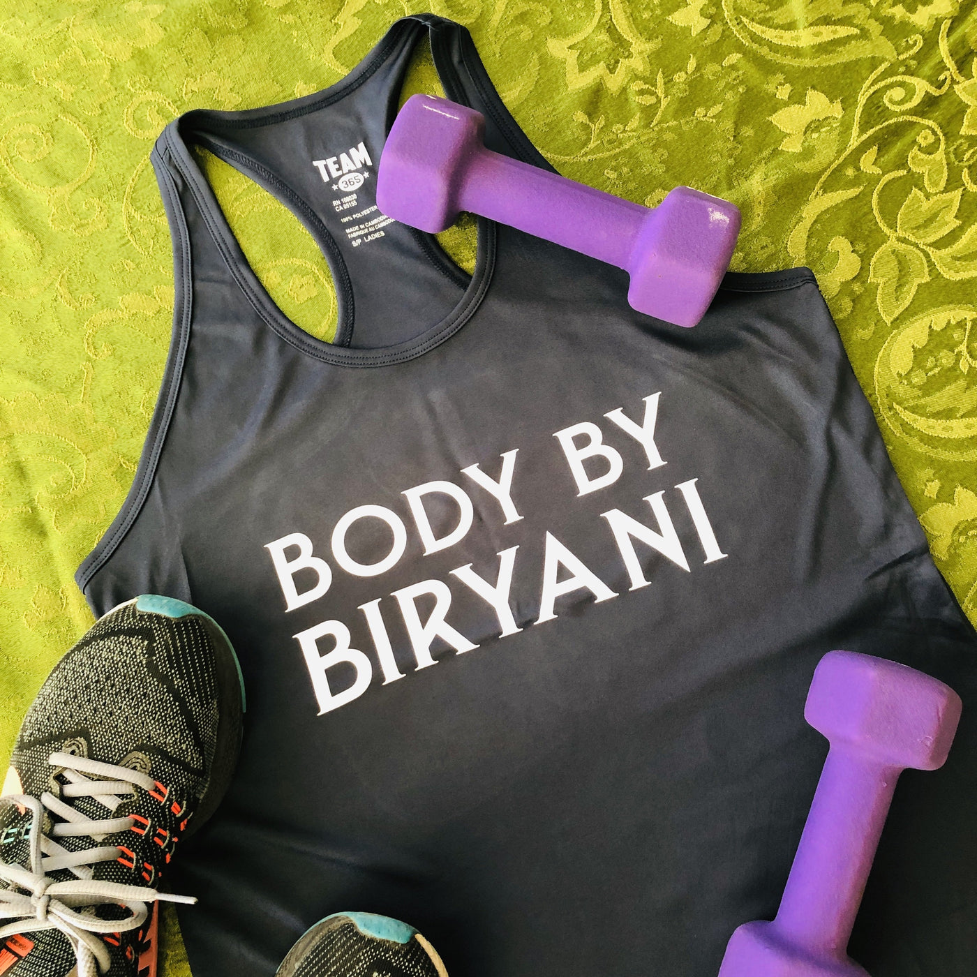 Body By Biryani Racerback