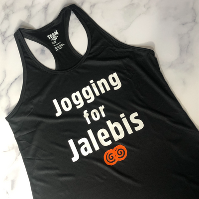 Jogging for Jalebis Racerback