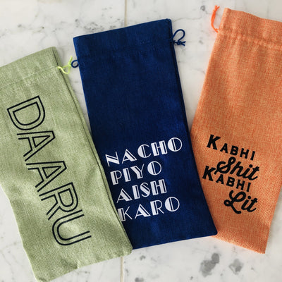 Kabhi Shit Kabhi Lit Wine Bag