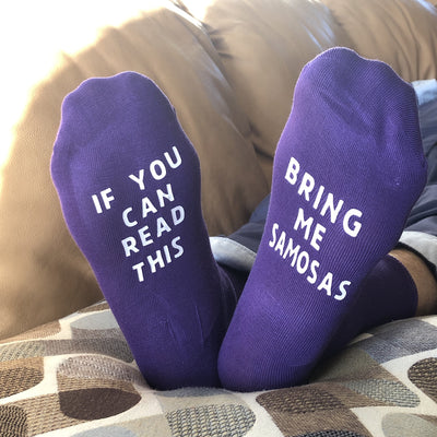Bring Me Samosas Crew Socks