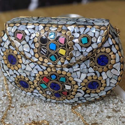 Mosaic Tile Clutch
