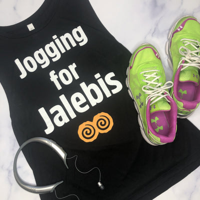 Jogging for Jalebis Women's Muscle Tank