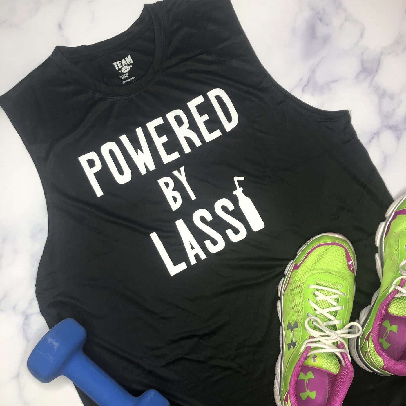 Powered By Lassi Muscle Tank